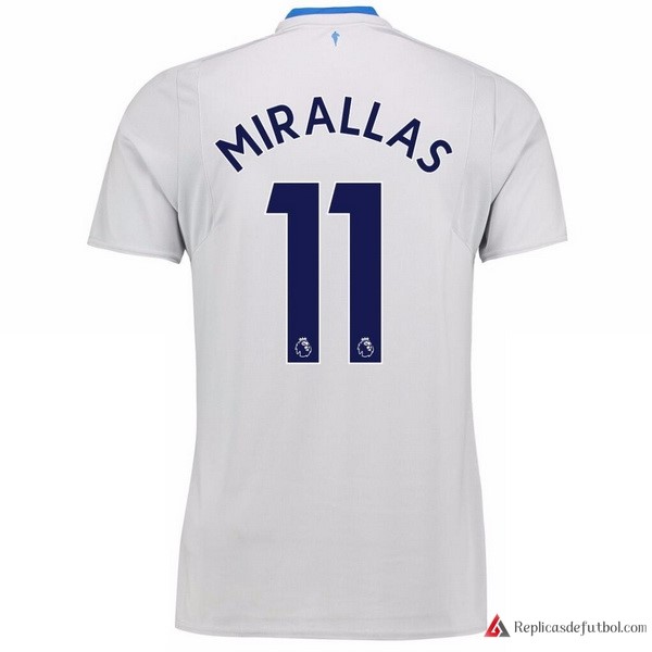 Camiseta Everton Segunda equipación Mirallas 2017-2018